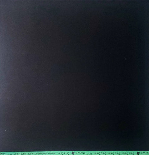 Core'dinations - textured solid color cardstock - 12 x 12 - black magic voila