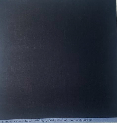 Core'dinations - textured solid color cardstock - 12 x 12 - black magic the alchemist