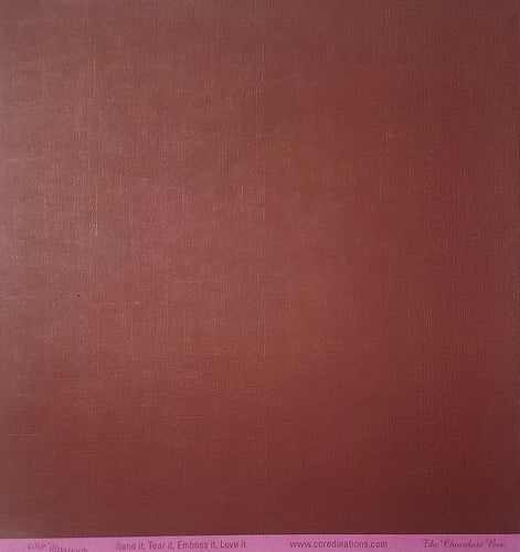 Core'dinations - textured solid color cardstock - 12 x 12 - the chocolate box Raspberry cordial