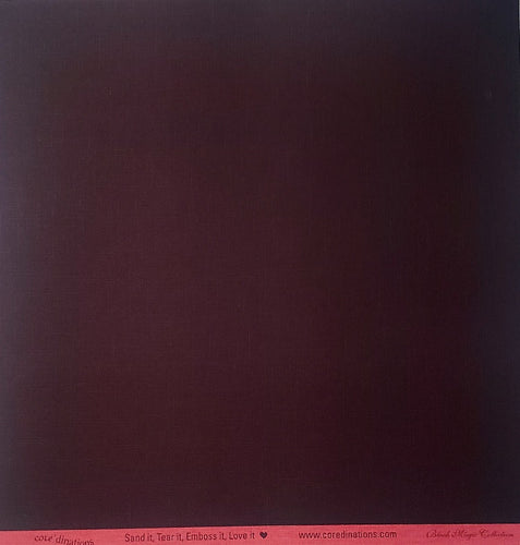 Core'dinations - textured solid color cardstock - 12 x 12 - black magic hypnotic