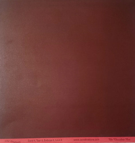 Core'dinations - the chocolate box textured solid color cardstock - 12 x 12 - cherry cordial