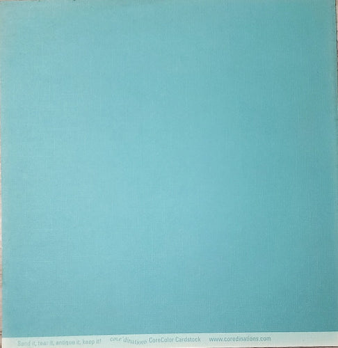 Core'dinations - foundations collection textured solid color cardstock - 12 x 12 - harbor side Harborside