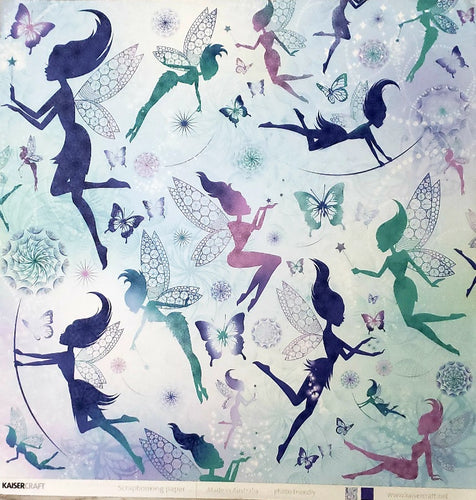 Kaisercraft 12 x 12 double sided patterned paper - Fairy sparkle