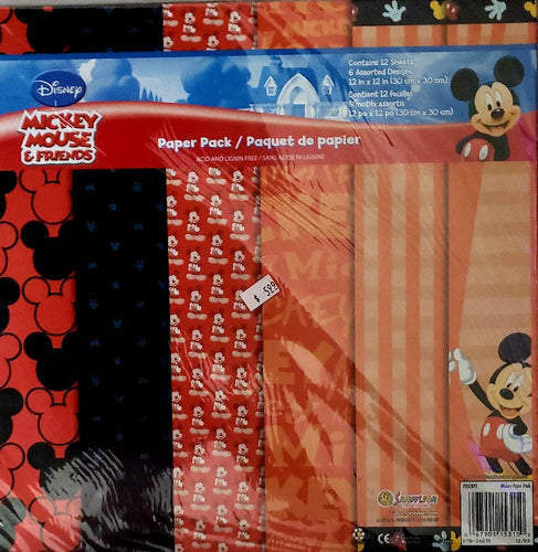Sandylion - 12 x 12 paper kit - Disney Mickey and friends