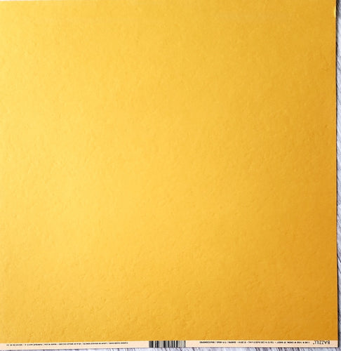 Bazzill solid color cardstock - 12 x 12 - candle glow dark