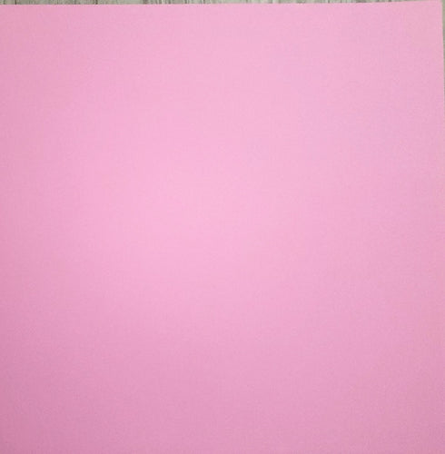 Solid color cardstock smooth - 12 x 12 - pink