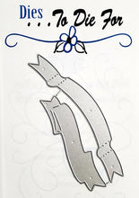 Load image into Gallery viewer, Dies ... to die for LLC metal cutting die - ribbon banners 2