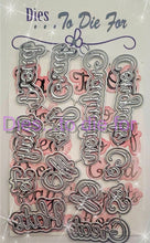 Load image into Gallery viewer, Dies ... to die for LLC  metal cutting die - Seasons words - Graduation
