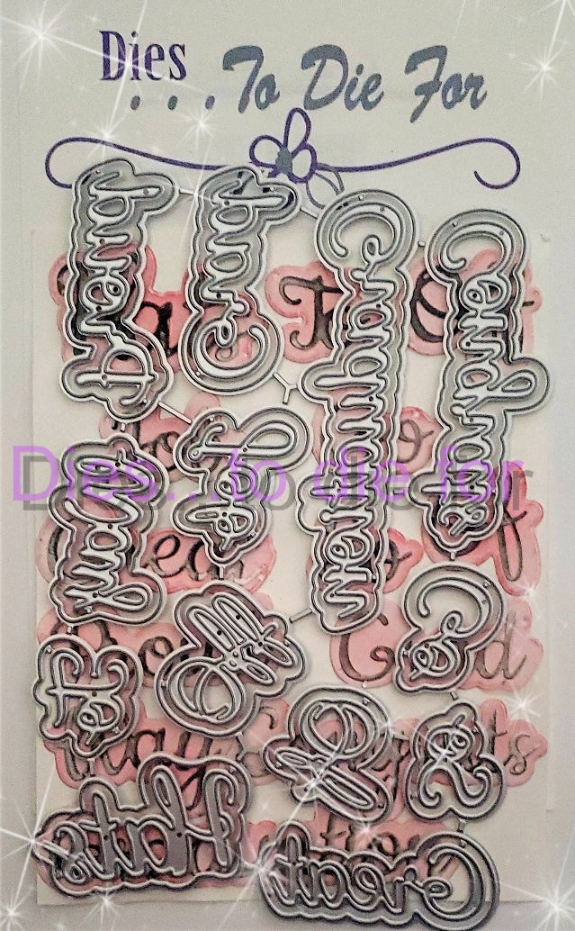 Dies ... to die for LLC  metal cutting die - Seasons words - Graduation