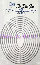 Load image into Gallery viewer, Dies ... to die for metal cutting die - Basic ovals