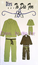 Load image into Gallery viewer, Dies ... to die for LLC metal cutting die - PJ's Pajamas Button up