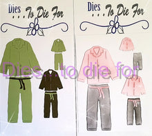 Load image into Gallery viewer, Dies ... to die for LLC metal cutting die - PJ's Pajamas Button up