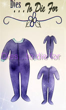 Load image into Gallery viewer, Dies ... to die for LLC metal cutting die - PJ's Pajamas footie