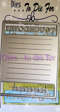 Dies ... to die for LLC metal cutting die -  Football Field