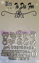 Load image into Gallery viewer, Dies ... to die for LLC metal cutting die -  Sports Uniform Letters &amp; numbers