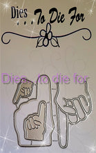 Load image into Gallery viewer, Dies ... to die for LLC metal cutting die - Foam Finger