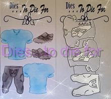 Load image into Gallery viewer, Dies ... to die for LLC metal cutting die -  Football Uniform