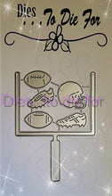Load image into Gallery viewer, Dies ... to die for LLC metal cutting die -  Football Goal Post
