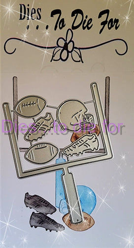 Dies ... to die for LLC metal cutting die -  Football Goal Post