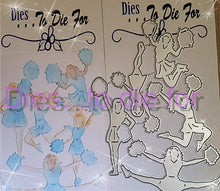 Load image into Gallery viewer, Dies ... to die for LLC metal cutting die - Cheerleaders - Cheerleading