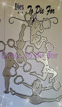 Load image into Gallery viewer, Dies ... to die for LLC metal cutting die - Cheerleaders - Cheerleading