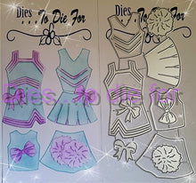 Load image into Gallery viewer, Dies ... to die for LLC metal cutting die - Cheer Uniform - Cheerleading
