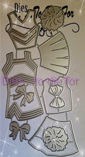 Load image into Gallery viewer, Dies ... to die for LLC metal cutting die - Cheer Uniform - Cheerleading