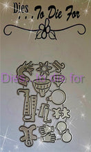 Load image into Gallery viewer, Dies ... to die for LLC metal cutting die - PJ's Pajamas Christmas add on