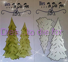 Load image into Gallery viewer, Dies ... to die for LLC metal cutting die - White pine trees large