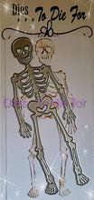 Load image into Gallery viewer, Dies ... to die for LLC metal cutting die - Large Skelly dress up - Skeleton