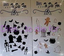 Load image into Gallery viewer, Dies ... to die for LLC metal cutting die - PJ&#39;s Pajamas Halloween add on