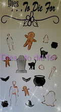 Load image into Gallery viewer, Dies ... to die for LLC metal cutting die - PJ&#39;s Pajamas Halloween add on