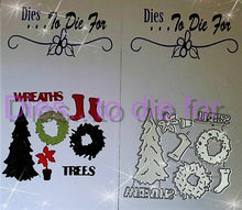 Load image into Gallery viewer, Dies ... to die for LLC metal cutting die - Farm stand add on - Wreath stand