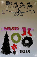 Load image into Gallery viewer, Dies ... to die for LLC metal cutting die - Farm stand add on - Wreath stand