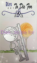 Load image into Gallery viewer, Dies ... to die for LLC metal cutting die - Golf ball and Tee