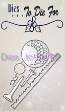 Load image into Gallery viewer, Dies ... to die for LLC metal cutting die - Golf ball and Tee