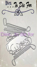 Load image into Gallery viewer, Dies ... to die for LLC metal cutting die - Golf bag, ball and clubs