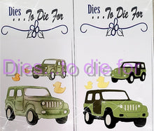 Load image into Gallery viewer, Dies ... to die for LLC metal cutting die - Jeep and Ducks