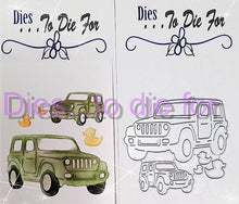 Load image into Gallery viewer, Dies ... to die for LLC metal cutting die - Jeep and Ducks