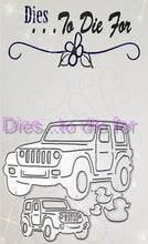 Load image into Gallery viewer, Dies ... to die for LLC metal cutting die - Jeep and Ducks