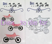 Load image into Gallery viewer, Dies ... to die for LLC metal cutting die -  Dirt Bike