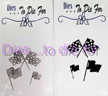 Load image into Gallery viewer, Dies ... to die for LLC metal cutting die - Checkered racing flag