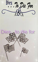 Load image into Gallery viewer, Dies ... to die for LLC metal cutting die - Checkered racing flag