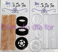 Load image into Gallery viewer, Dies ... to die for LLC metal cutting die - Tires and Tracks