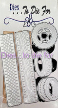 Load image into Gallery viewer, Dies ... to die for LLC metal cutting die - Tires and Tracks