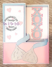 Load image into Gallery viewer, Dies ... to die for LLC metal cutting die - XOXO word with Shadow
