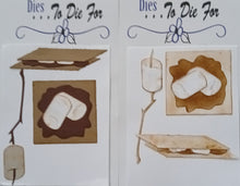 Load image into Gallery viewer, Dies ... to die for LLC metal cutting die - S'mores Smores - Campfire