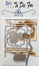 Load image into Gallery viewer, Dies ... to die for LLC metal cutting die - S'mores Smores - Campfire