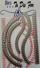 Load image into Gallery viewer, Dies ... to die for LLC metal cutting die -  Baseball stitch border