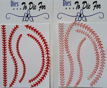 Load image into Gallery viewer, Dies ... to die for LLC metal cutting die -  Baseball stitch border